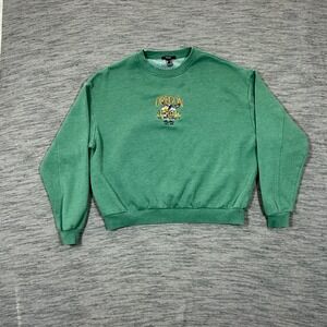 Forever 21 Oregon Stay Wild Graphic Sweatshirt Green Crewneck Medium‎